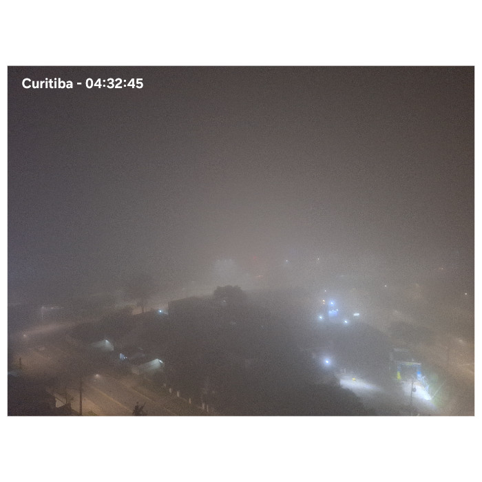 C&eacute;u visto de Curitiba. Cr&eacute;ditos: Leonardo Furlan