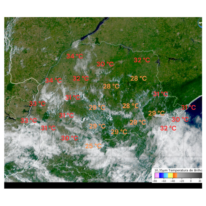 Fonte: adaptada de CPTEC/INPE 
