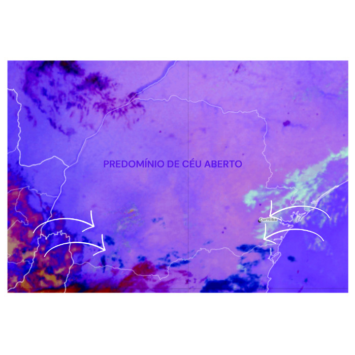 Fonte: adaptada de CPTEC/INPE - Produto Nighttime Microphysics